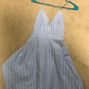Sky blue sun dress